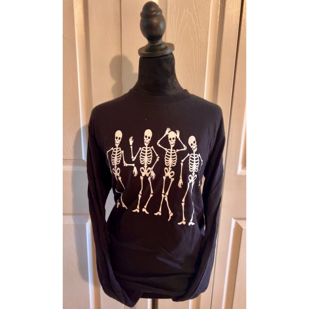 Skeletons Dancing Long Sleeve Tee